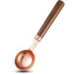 Cuill�re doseuse � caf�, 2 pi�ce de 15 ml, 2 cuill�re � soupe r�tro or rose, cuill�re doseuse avec poign�e ...