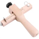 Cuir strap cutter en bois main cuir craftool strap cutter outil de coupe r�glable avec 5 lames