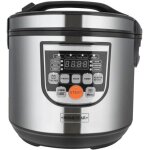 Cuiseur � riz - home star - 5l - inox - �cran led - maintien au chaud