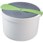 Cuiseur � riz multifonctionnel, pot de 2l au micro - ondes, cuiseur � p�tes pour p�tes, l�gumes, riz, ...