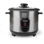 Cuiseur a riz avec panier vapeur 10 l 400 w bol antiadhesif