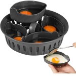 Cuiseur � ?ufs compatible accessoire pour cuisson des ?ufs cuiseur � ?ufs 2 en 1 accessoire de cuisson ...
