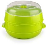 Cuiseur vapeur double micro - ondes fresh innovagoods
