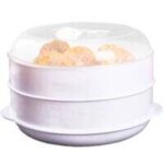 Cuiseur vapeur pour four  micro - ondes, cuiseur vapeur avec couvercle ? bol chauffant rsistant  la ...