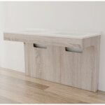 Cuisibane - meuble double vasque pmr altea 140 cm - cambrian oak Cuisibane - meuble double vasque pmr altea 140 cm - cambrian oak