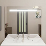 Cuisibane - miroir lumineux elegance 120x105 cm - sans interrupteur