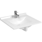 Cuisibane - plan simple vasque en r�sine de synth�se resiplan - 60 cm