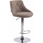 Clp - cuisine de bar  tabouret en tissu pivotant rglable avec des repousses de pied de diffrentes ...