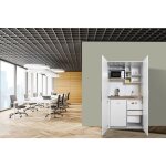 Cuisine cuisine de bureau mini - cuisine single blanc peter 104 cm respekta