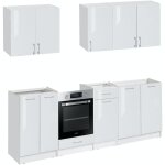 Cuisineandcie - cuisine complte eco blanc brillant 240 cm