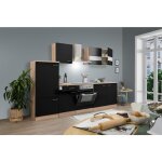 Cuisine kitchenette vide ch�ne noir merle 270 cm respekta