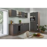 Cuisine kitchenette vide ch�ne york gris oliver 310 cm respekta
