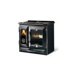 Nordica - cuisini�re � bois en fonte - la suprema 4. 0 9 kw noir