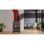 Cuisinire en bois noir s / vertical - 110 mm