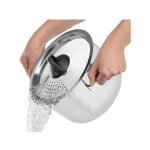 Cfadda ? cuisini�re inox 18 / 10 cm 22 avec couvercle semi - perfor� ? pour cuisson � gaz, �lectrique ...