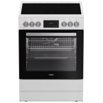 Cuisinire vitrocramique 72l 4 feux blanc - whirlpool - w6v8lcsw