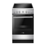 Fagor - cuisiniere vitroc�ramique facv203s - 4 foyers - 62 l - 50 x 60 cm - silver
