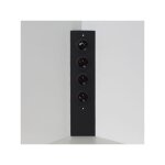 Cuisissimo - prise cuisine esquina - multiprise 4 prises soft touch noir