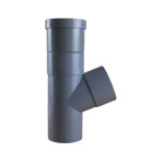 First plast - culotte pvc �vacuation � joints de dilatation - �100 - m�le femelle 67�30