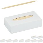 Cure - dents en bois lot de 10000, cure - dents fins, pour hygine dentaire, apritif, bricolage, piques ...