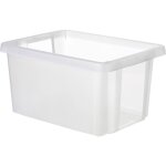 225353 bote de rangement essentials drehstapelbox 16l, transparent transparent 1 pc(s) w723083 - curver ...
