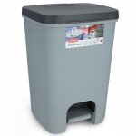 Curver corbeille poubelle 20 l graphite