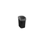 Curver poubelle 10l � couvercle basculant - flip bin - pour cuisine, bureau, salle de bain - 18, 9 x ...
