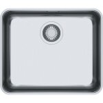 Cuve aton inox anx 110 - 48 - 510 x 430 x 190 mm - sous - meuble 60 cm - vidage manuel - franke