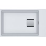 Franke - cuve kubus 2. 0 fragranit kng 110 - 62 - blanc artic - bonde automatique - 760 x 460 x 200 mm ...