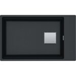 Franke - cuve kubus 2. 0 fragranit kng 110 - 62 - onyx - bonde automatique - 760 x 460 x 200 mm
