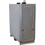 Cuve stockage galvanise double paroi rservoir avec cuvette de rtention intgre 1500 litres cemo s08370 ...