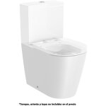Roca - cuvette murale compacte sans rebord avec double sortie pour wc  rservoir bas inspira couleur ...