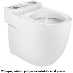 Roca - cuvette murale  hauteur de confort avec double sortie pour wc  rservoir bas meridian