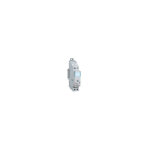 Contacteur de puissance cx bobine 24v sans commande manuelle 2 ples 250v 16a contact o + f 1 module ...