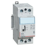 Contacteur de puissance cx bobine 230v 2 ples 250v 40a contact 2f 2 modules legrand 412545