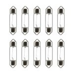 Cyclingcolors - 10x ampoule navette 12v 10w 10x36mm sv8. 5 universelle bricolage �clairage lumi�re