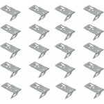 20x clip de plinthe socle frontal acier inoxydable lame ressort cuisine salle de bain meuble placard ... 20x clip de plinthe socle frontal acier inoxydable lame ressort cuisine salle de bain meuble placard ...