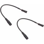 Cyclingcolors - 2x c�ble alimentation 15cm souple ruban led avec connecteur rapide femelle et prise jack ...
