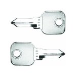 Cyclingcolors - 2x cl� plate en acier brut semi - finie lehmann pour s�rie 18501 - 19000 profil b ebauche ...