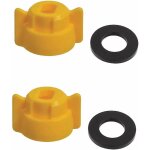Cyclingcolors - 2x crou de buse 8mm pulvrisateur jardin jaune avec joint torique caoutchouc vis embout ...