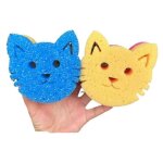 2x �ponge lavable r�utilisable double face anti rayure vaisselle cuisine salle de bain brosse plaque ...