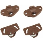 Cyclingcolors - 2x garniture compl�te pour porte coulissante monture et guide en plastique rail fourniture ...
