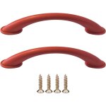 Cyclingcolors - 2x poigne de meuble en plastique entraxe 96mm avec vis universelle placard porte cuisine ...