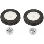 Cyclingcolors - 2x roue de tondeuse universelle diamtre 200mm avec pneu 8 x 1, 75 moyeu 35mm + 2x roulement ...