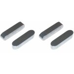 Cyclingcolors - 4x clavette parall�le � bouts arrondis en acier forme a din 6885 arbre tracteur tondeuse ...