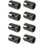Cyclingcolors ? lot de 8 patins antid�rapants en plastique noir ? embouts ronds pour pieds de meubles ...