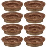 Cyclingcolors - 8x patin glisseur en m�lange de fibres de cuir rond � enfoncer protection sol parquet ...