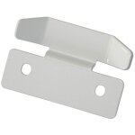 Butée centrale de jalousie ou persienne en aluminium laqué blanc fixation haute ou basse fenêtre volet ... Butée centrale de jalousie ou persienne en aluminium laqué blanc fixation haute ou basse fenêtre volet ...