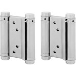 Cyclingcolors ? charni�re paumelle double action acier inoxydable 125mm ? pour portes va - et - vient ...