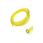 Cyclingcolors - durite essence 2mm int�rieur x 4mm x 1m silicone jaune transparent tondeuse tracteur ...